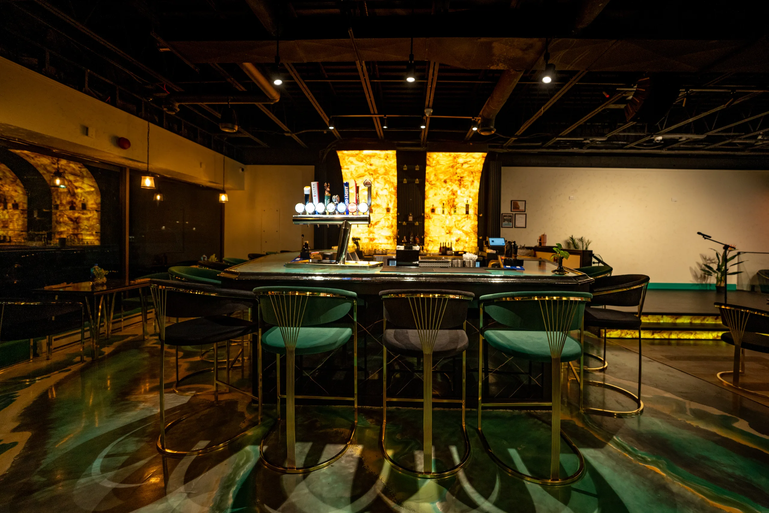 The dining room at Il Forno