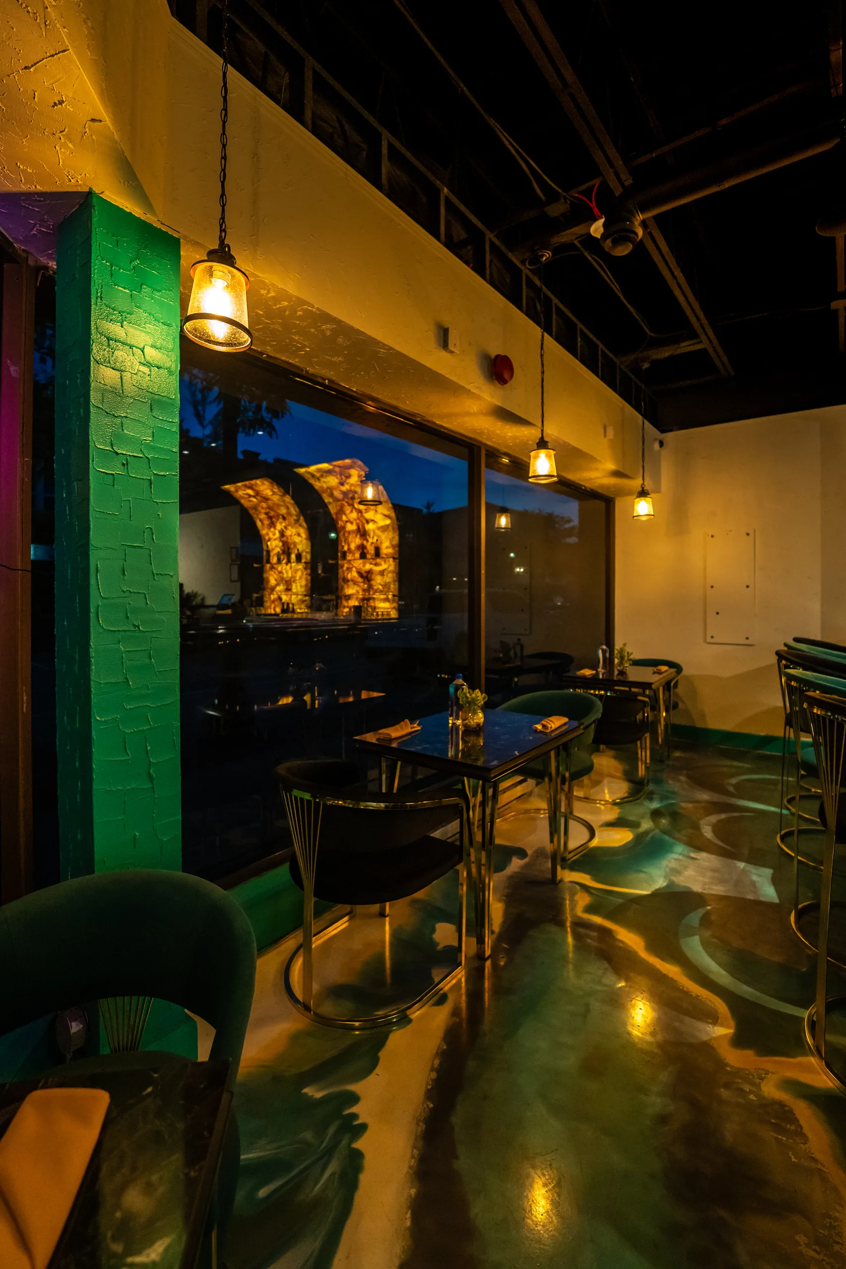 A detail inside Il Forno